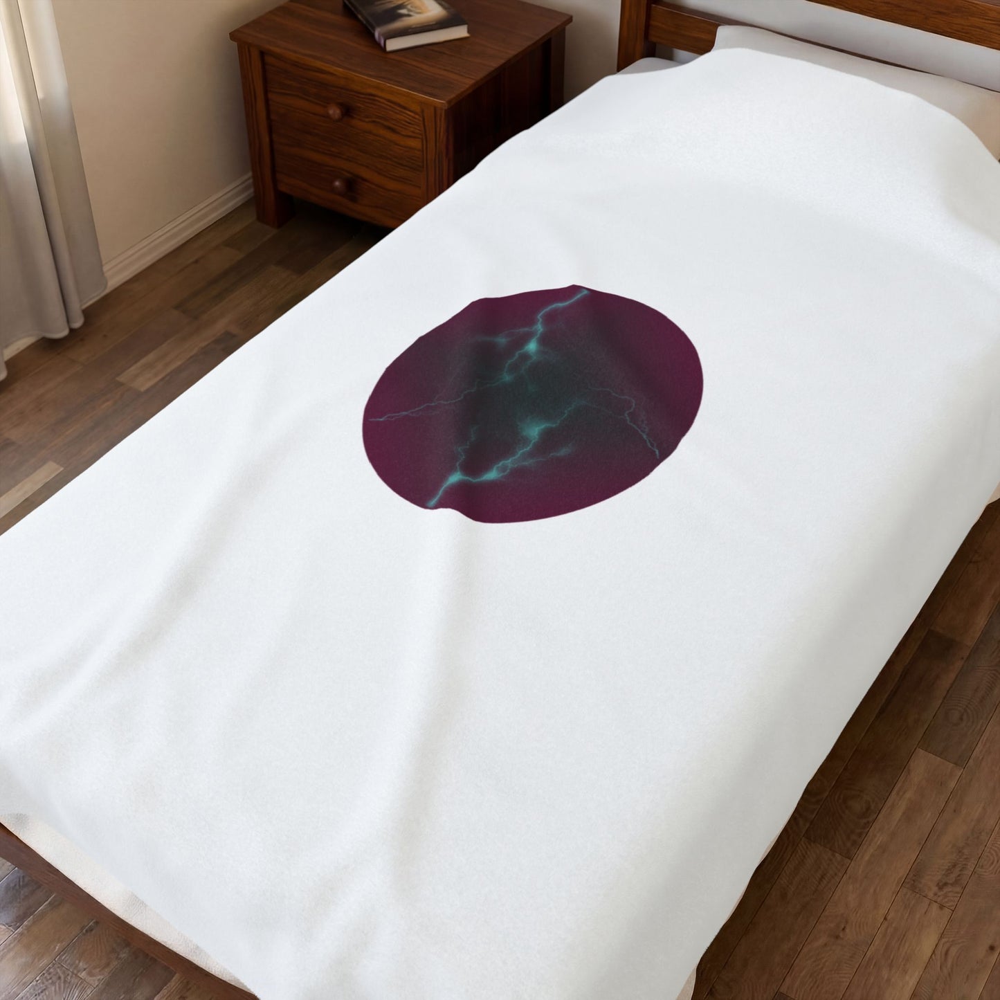 Cosmic Current | Premium Velveteen Plush Blanket