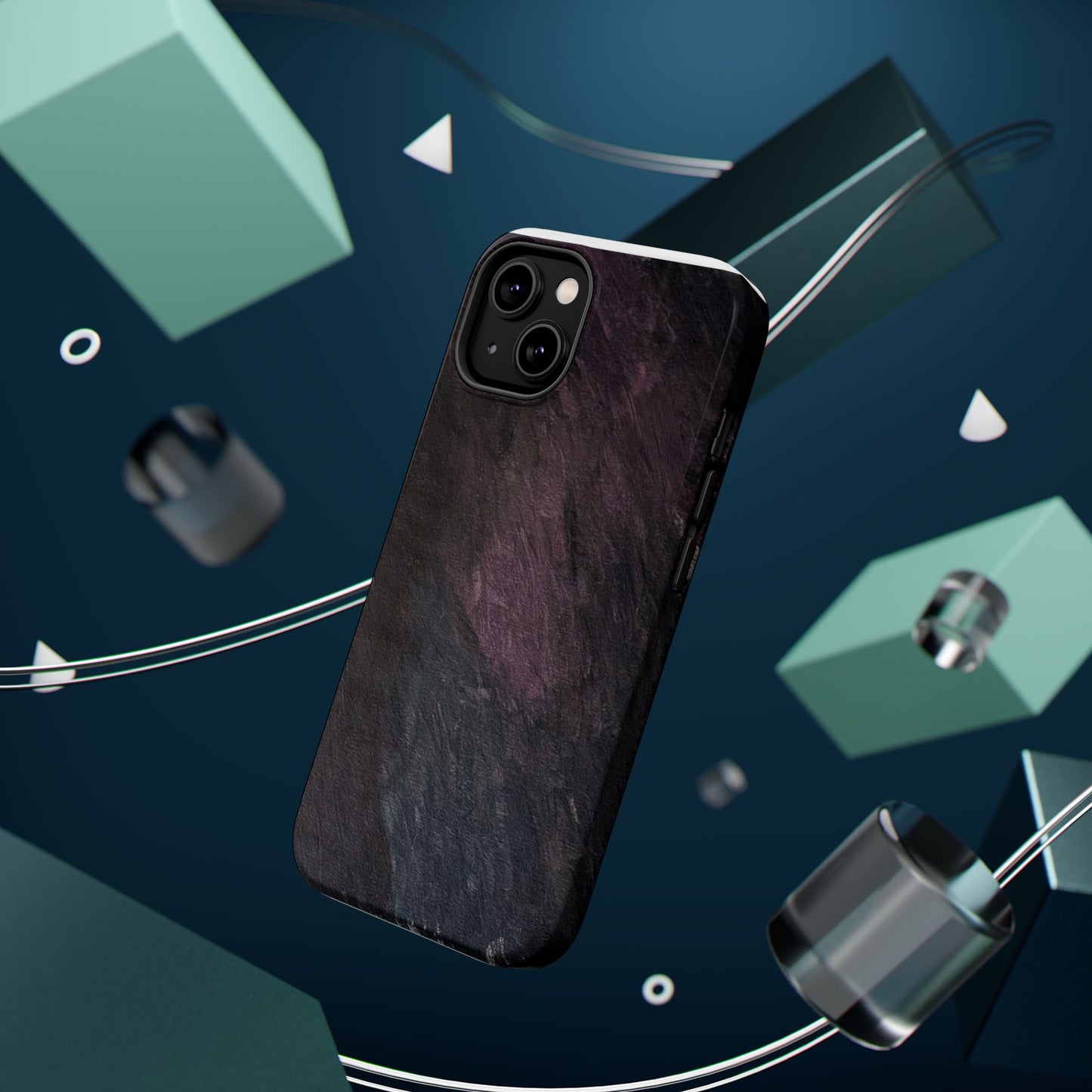 Magnetic Impact-Resistant Case — Lavender & Dusky Pink Artwork by Maria