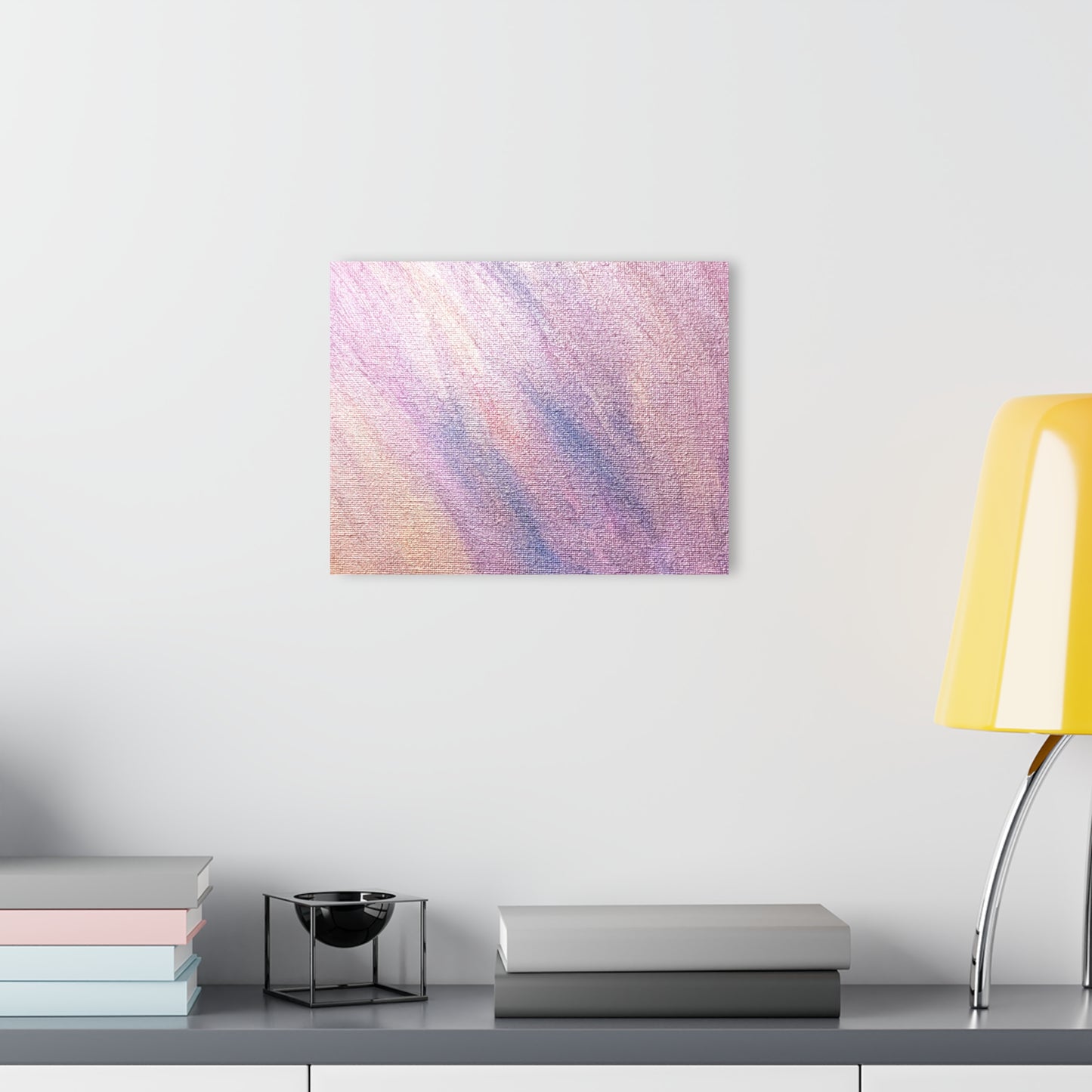 "Dreamwave Drift" Acrylic Print (French Cleat Hanging) — Soft Lavender Wall Art