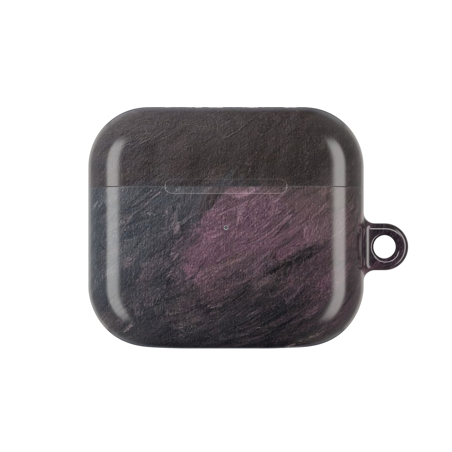 Dark Marble Abstract AirPod Case — Original Painted Pattern