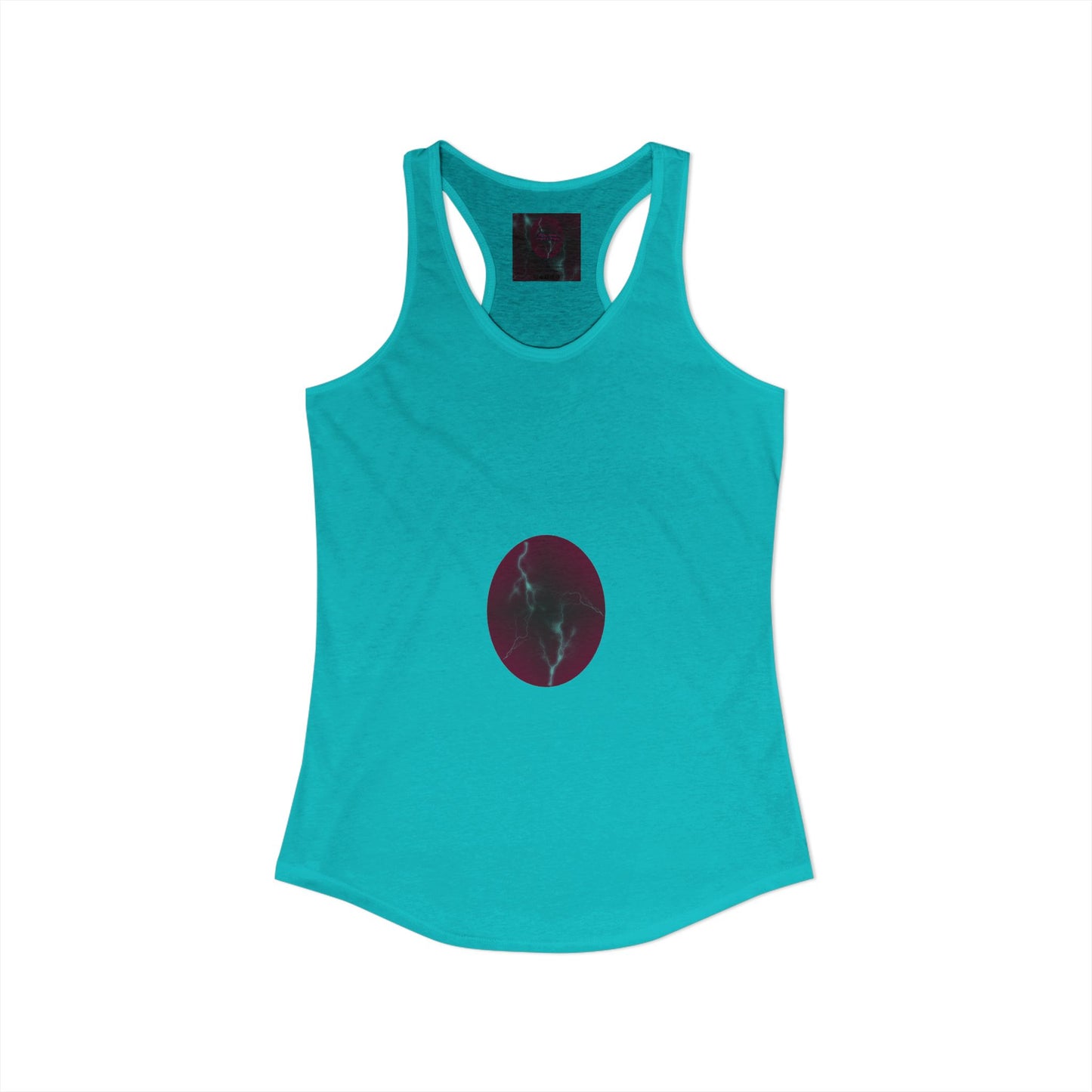 Cosmic Current - Electric Energy Women's Ideal Racerback Tank