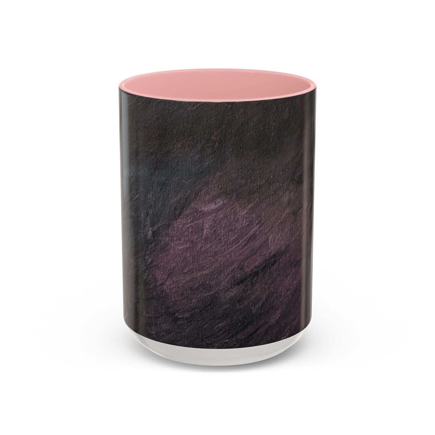 Abstract Dark Marble Art Coffee Mug — Ceramic Accent (11/15 oz)