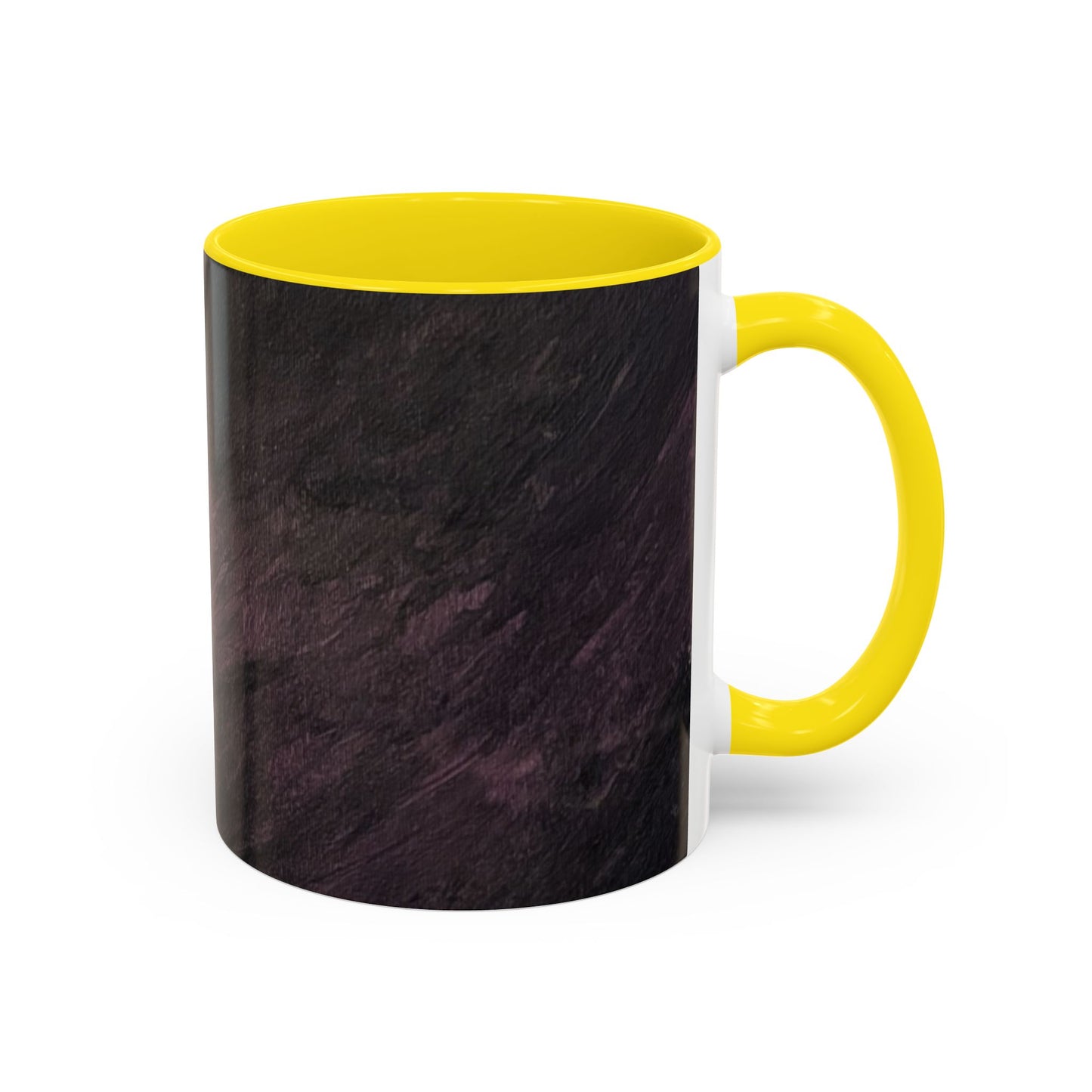 Abstract Dark Marble Art Coffee Mug — Ceramic Accent (11/15 oz)