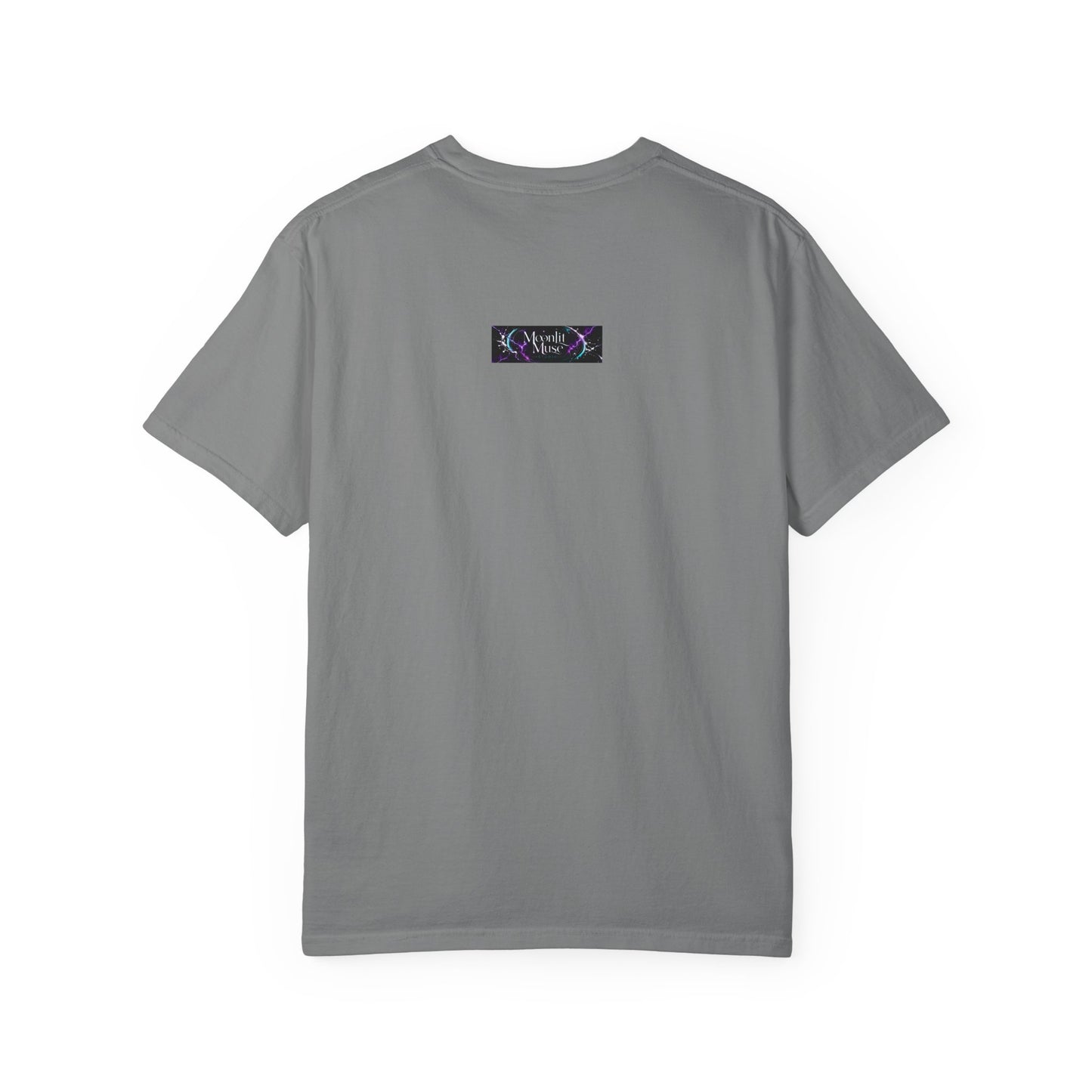 Mystic Bloom Tee — Teal & Purple Geometric Art T-Shirt