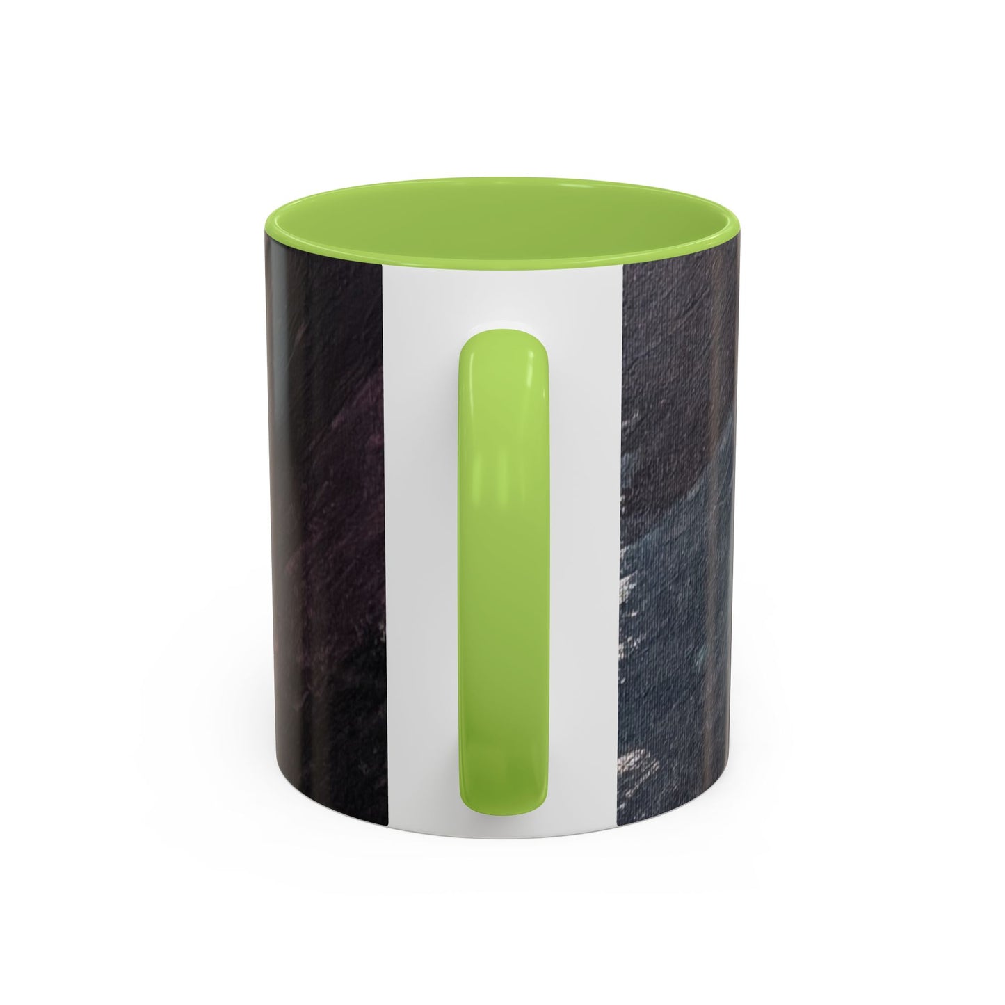 Abstract Dark Marble Art Coffee Mug — Ceramic Accent (11/15 oz)
