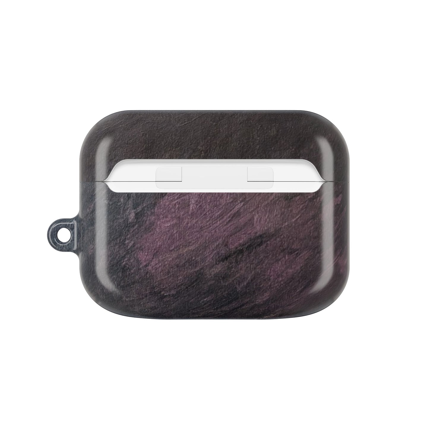Dark Marble Abstract AirPod Case — Original Painted Pattern