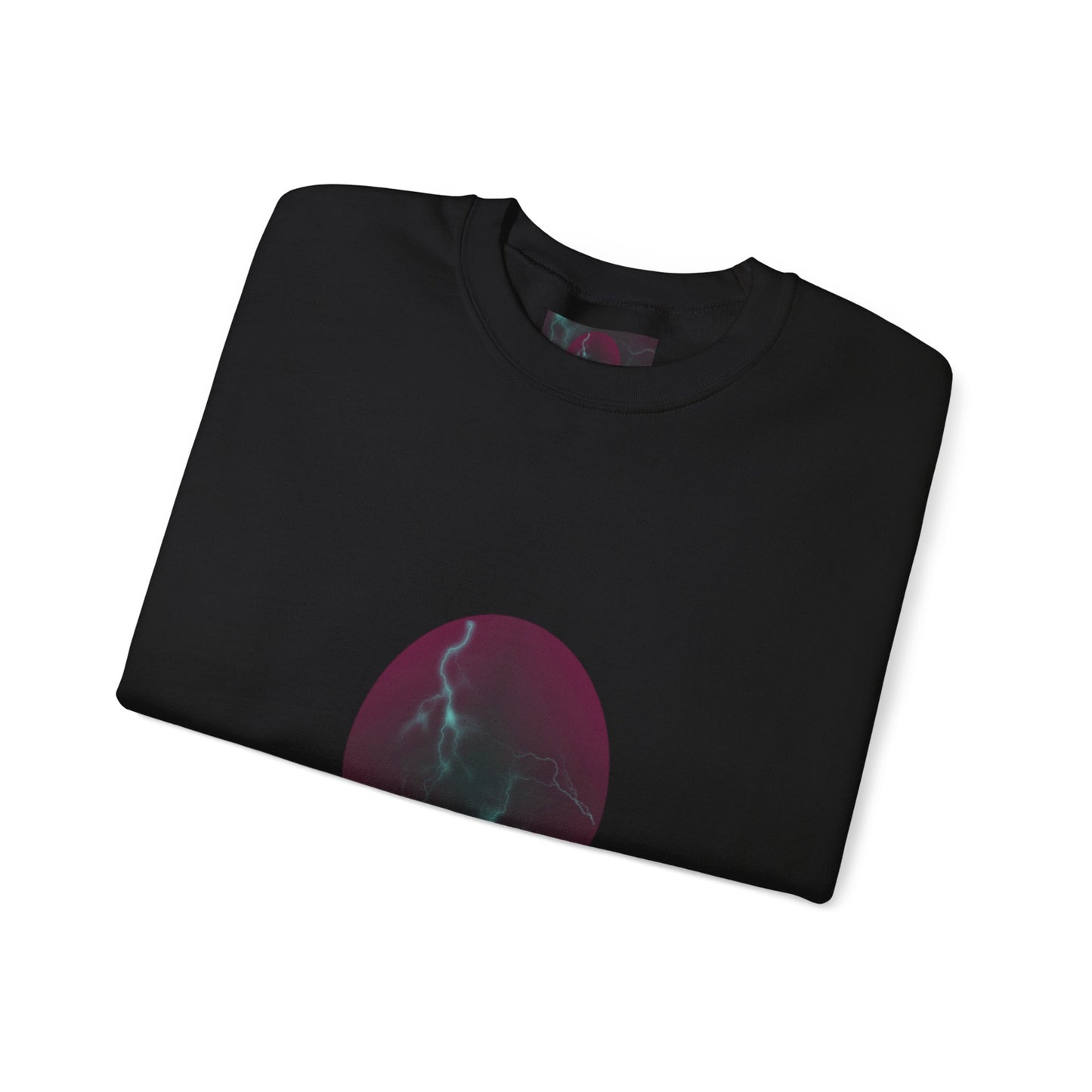 Cosmic Current Origin Dragon Egg Sweatshirt — Lightning Crack Design