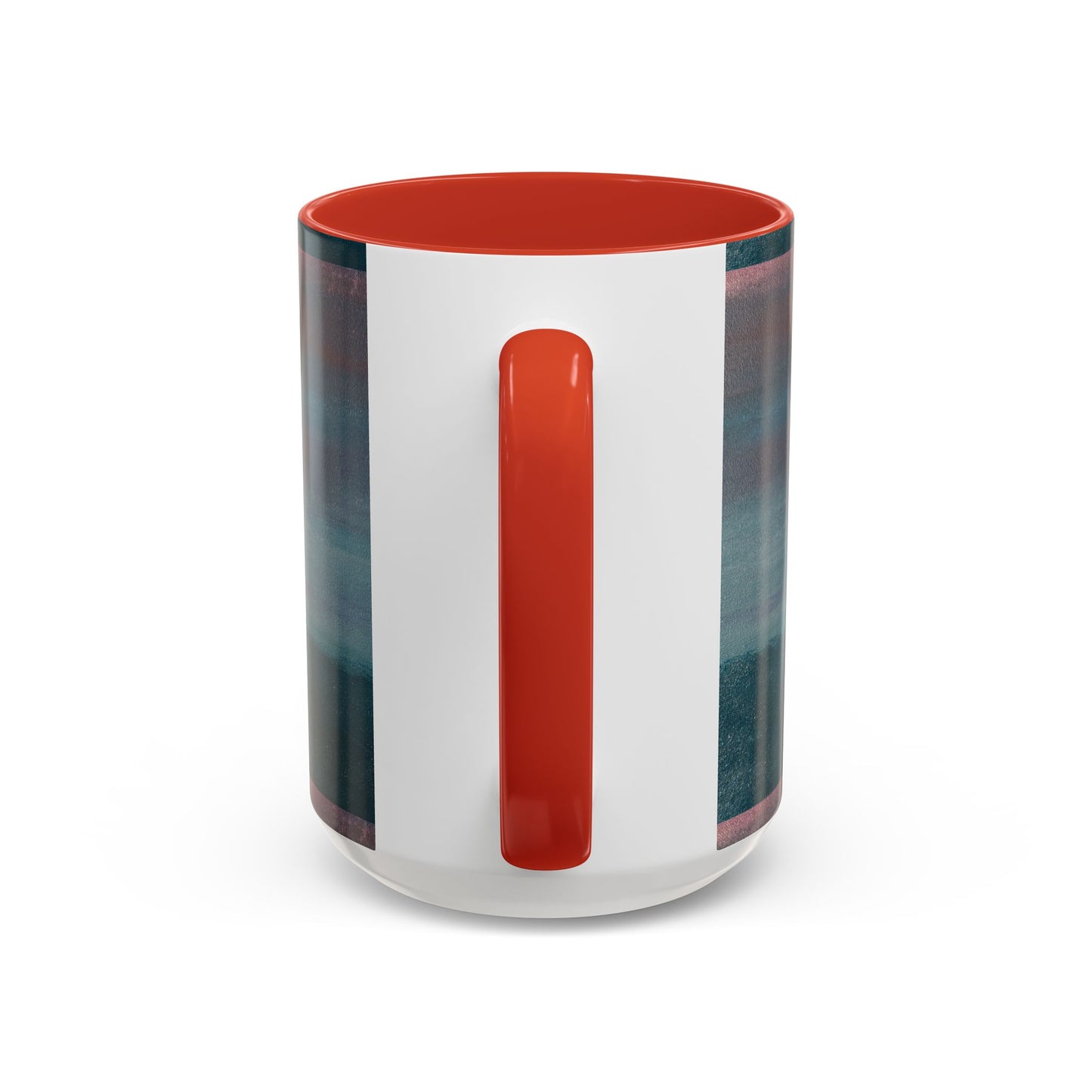 Personalized Accent Coffee Mug — Custom Wraparound Artwork (11/15oz)
